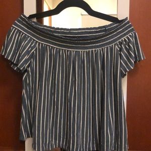 American eagle off the shoulder top